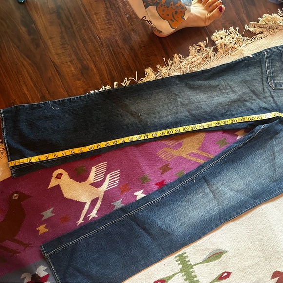 1.8 by Ymi Jeans Vintage Flare Y2K Faded Blue Women's Jeans - Picture 5 of 7